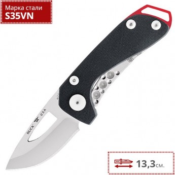 Нож BUCK 0417BKS BUDGIE BLACK